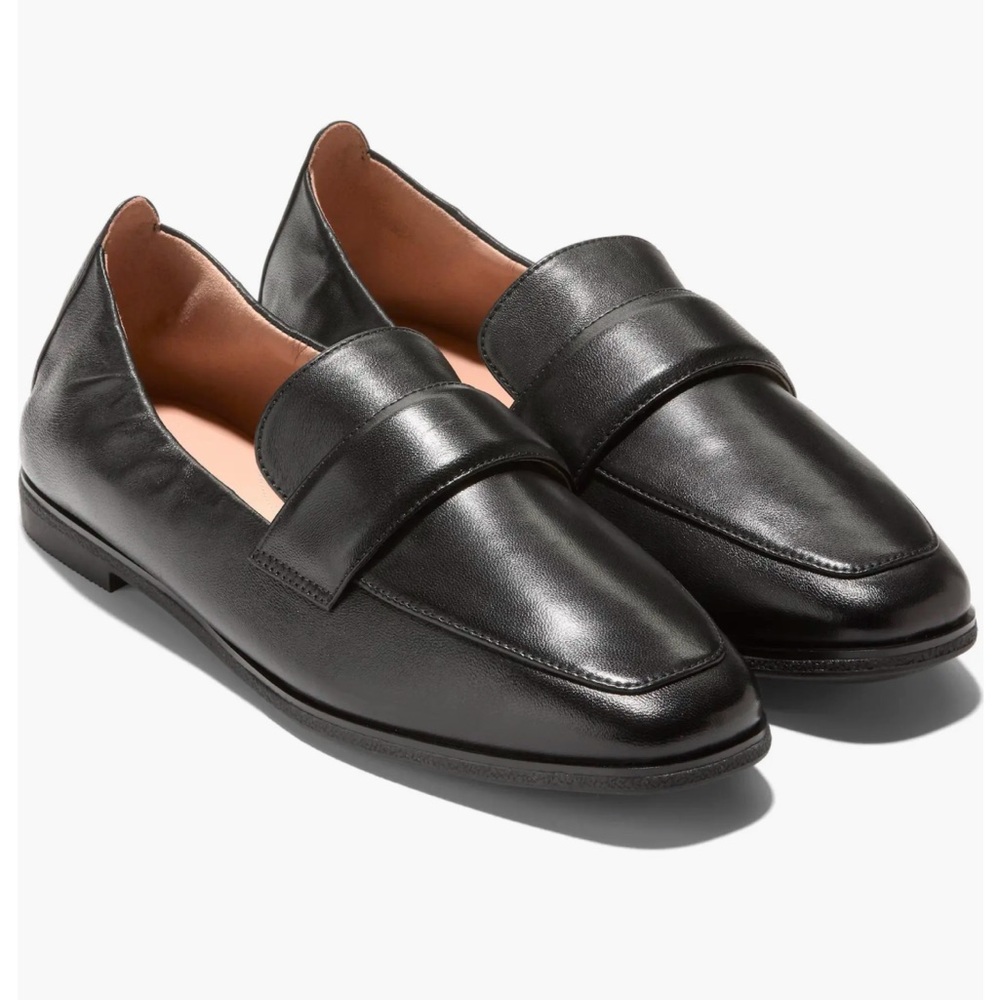 Cole Haan Black Leather Loafers